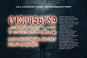 Redwinger, a Symbol Font by Ditatype (Thumbnail 10 of 10)