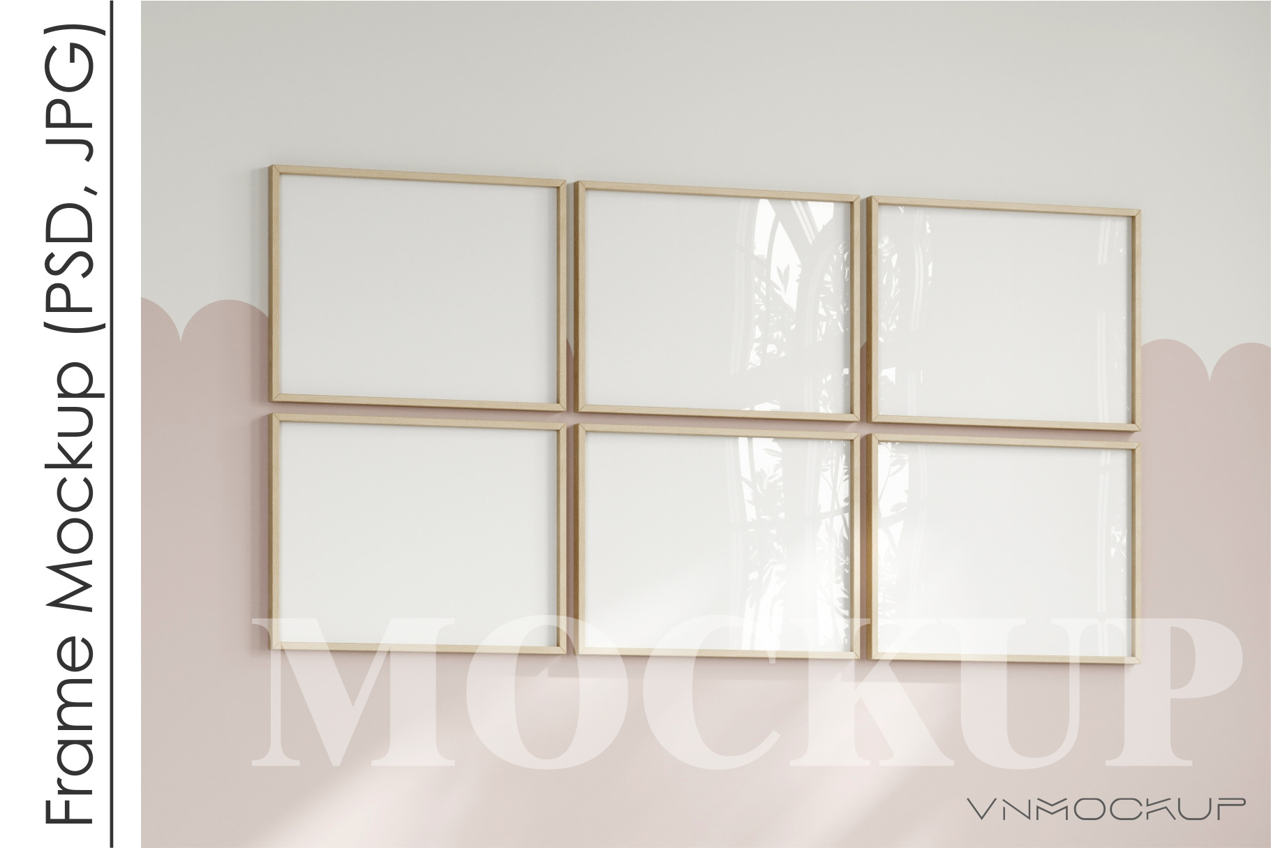 Frame Mockup PSD JPG, a Poster Template by VNmockup
