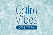 Calm Vibes | Sans serif Handwritten, a Handwritten Font by LivelyAutumn11.11 (Thumbnail 1 of 5)