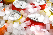 Cold drink cans covered in ice elevated view., a Food & Drink Photo by Davizro's Market (Thumbnail 2 of 2)