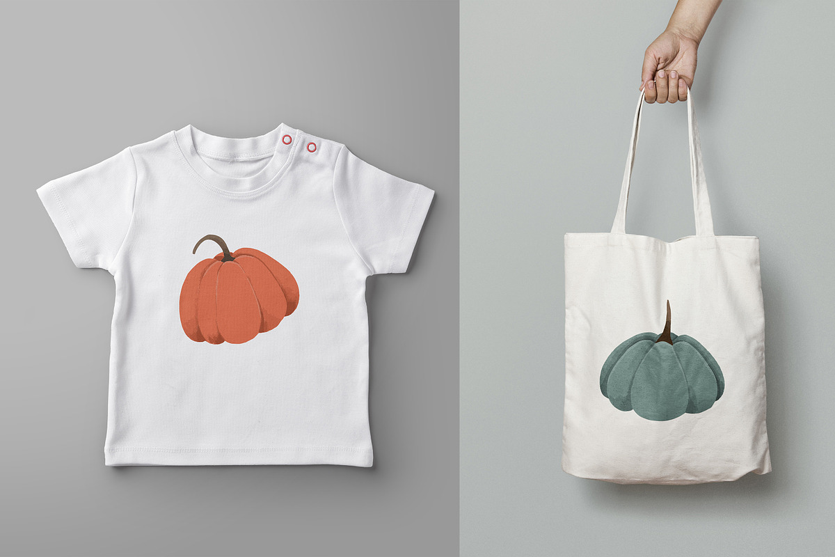 Pumpkin vector elements bundle, a Seasonal Illustration by RizkaNurfazrina (Photo 4 of 6)