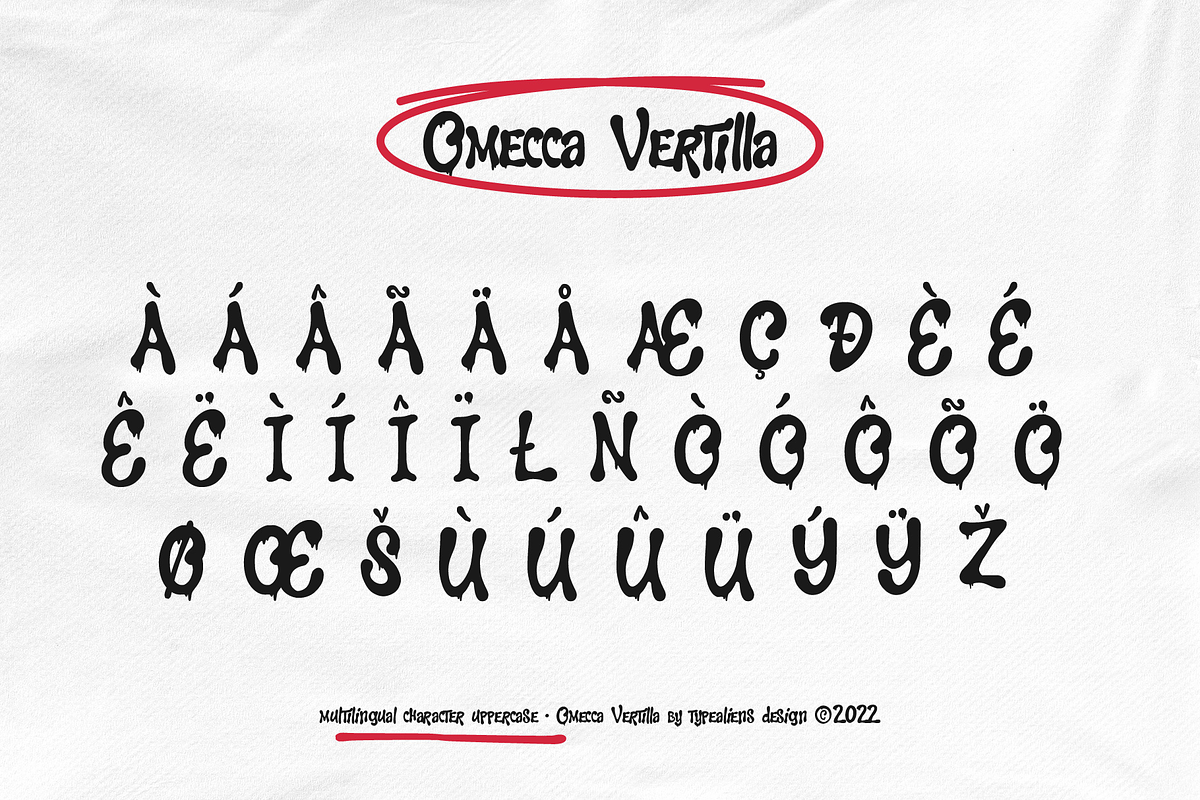 Omecca Vertilla, a Sans Serif Font by ilhamtaro (Photo 9 of 10)