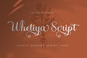 Whetiya - Love Script Font