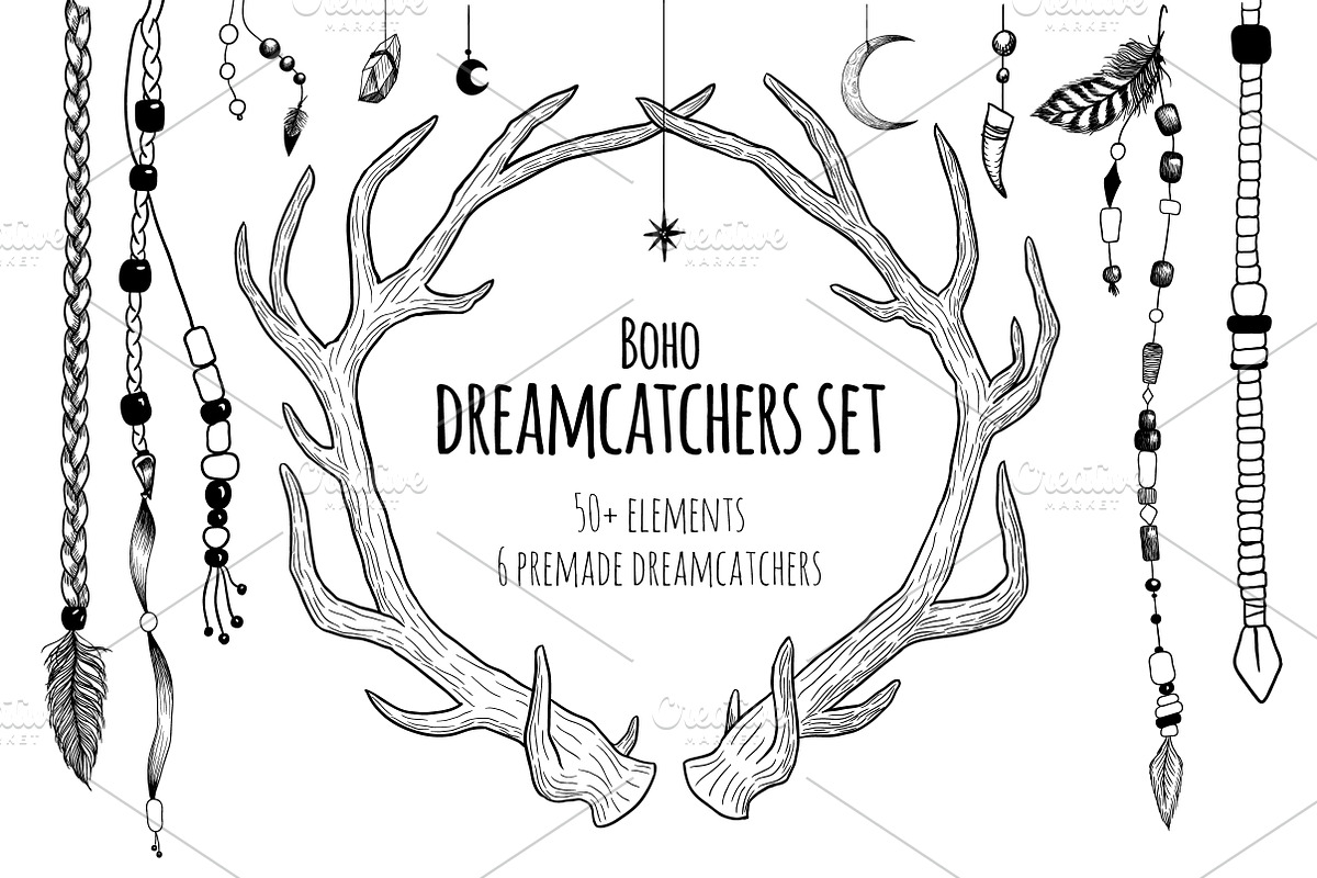 Boho elements boundle, a Texture Illustration by AnastasiaFears (Photo 1 of 5)