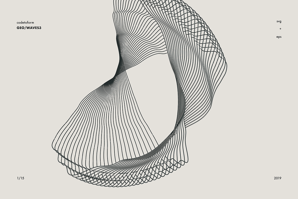 GEO_WAVES3 Vector Pack, a Background Graphic by codetoform (Photo 3 of 17)