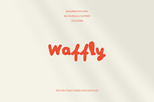 Waffly – A Sweet Handwritten Font