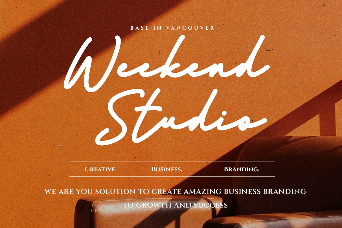 Simple Relation Modern Business Font, a Handwritten Font by RantautypeStudio (Photo 10 of 13)