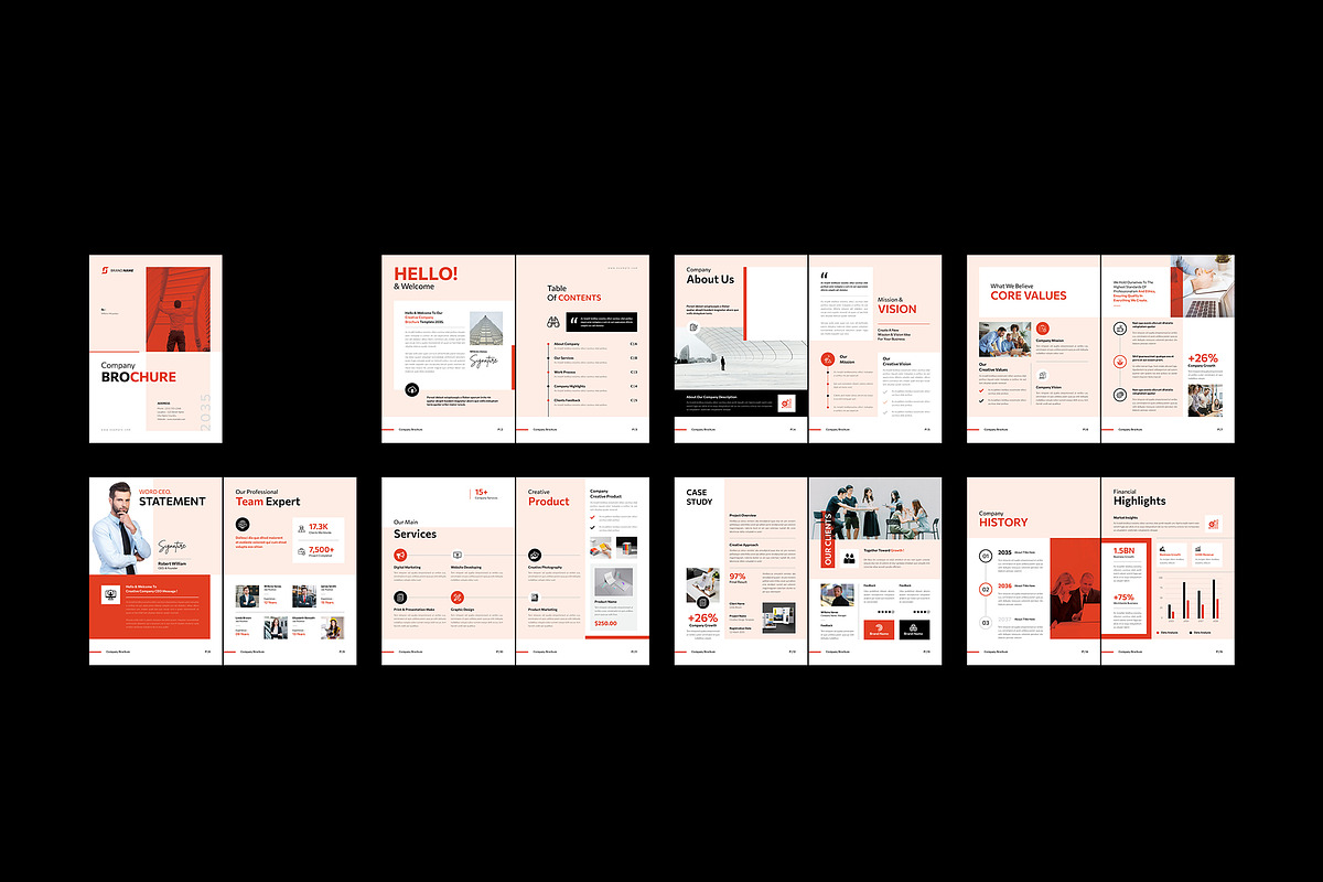Company Profile Brochure Template, a Brochure Template by StyleArt (Photo 10 of 10)