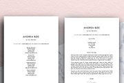 Minimalist Resume (MS Word) | Andrea, a Resume Template by Priiiiiiiiiiiiiint ! (Thumbnail 2 of 2)