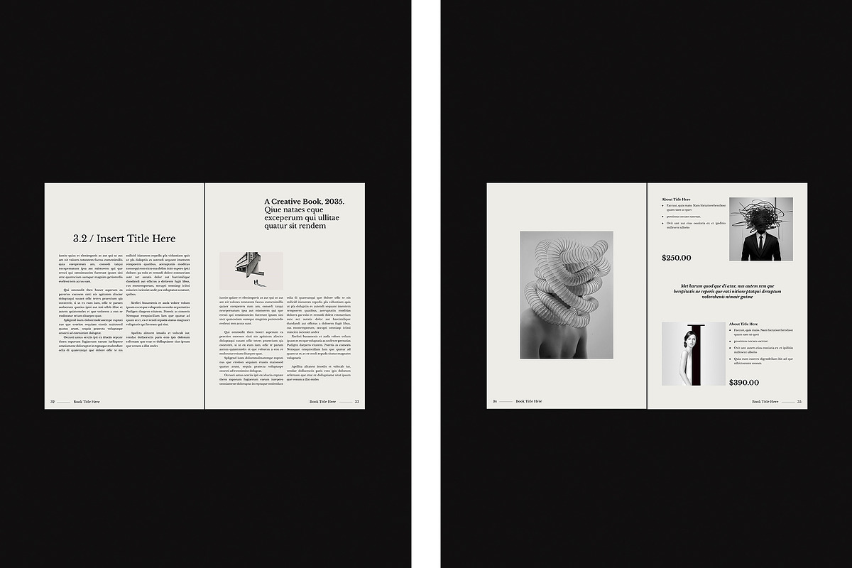 Book Title Layout Design Template, a Brochure Template by TemplateFolio-Shop (Photo 13 of 19)