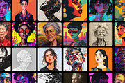 1769 Art Styles For ChatGPT (Vol 4), a Decorative Illustration by Sevenstyles (Thumbnail 5 of 6)
