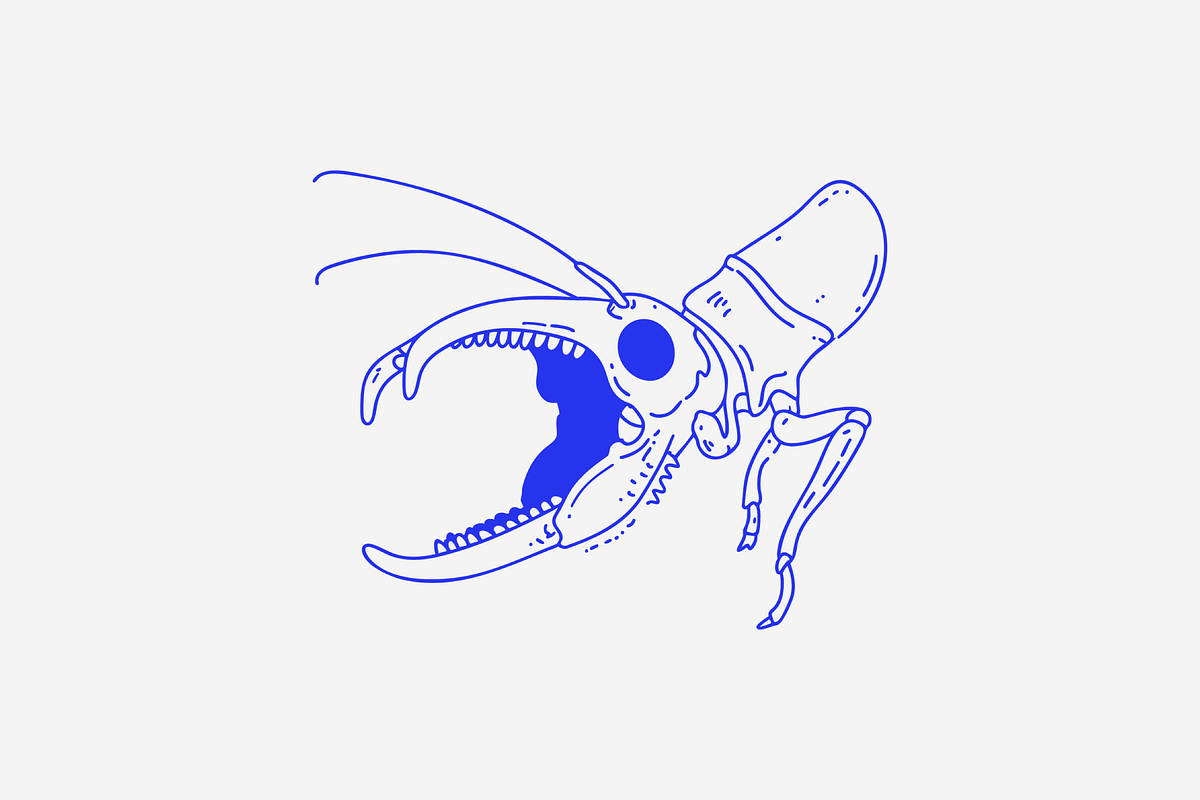 Demon Insect Doodle Illustration, an Animal Illustration by Danil Polshin