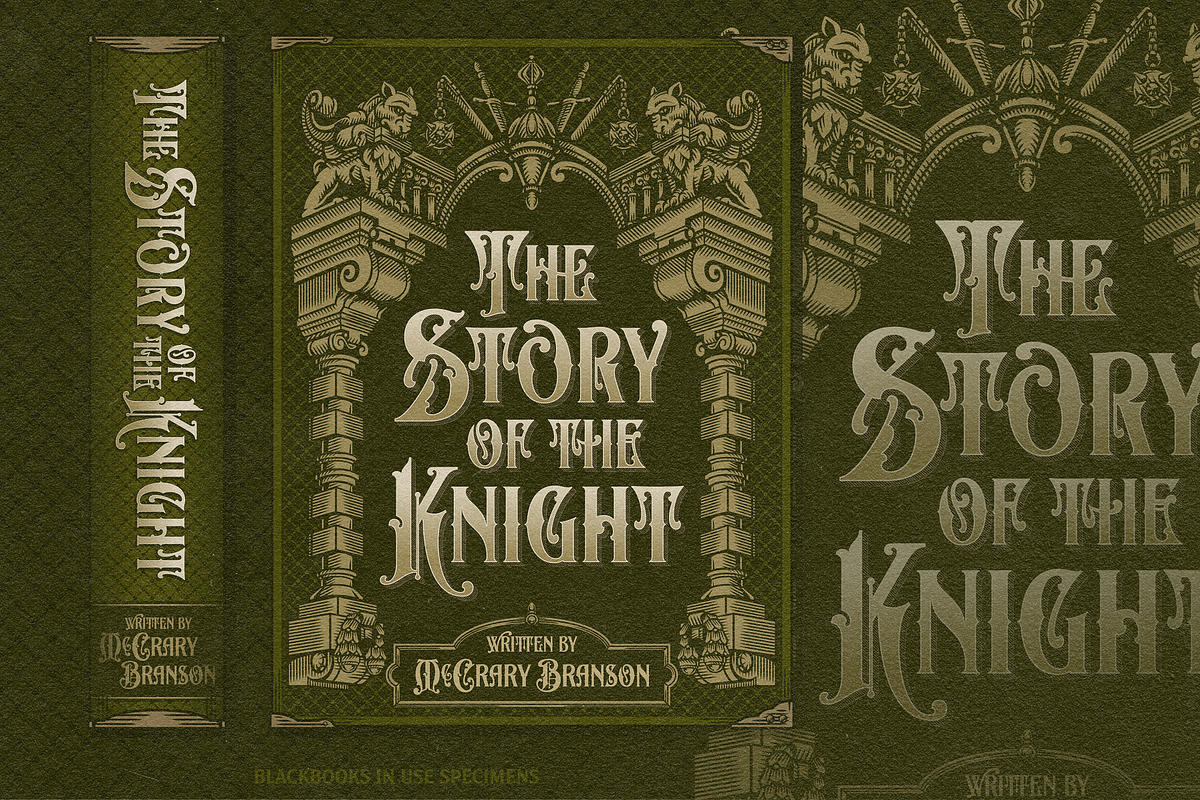 NS Blackbooks Vintage Font, a Font by Novisouldado (Photo 3 of 9)