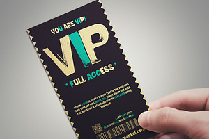 Retro Style VIP PASS