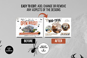 Real Estate Halloween Postcards, a Card Template by CreativeVinesStore (Thumbnail 6 of 7)