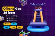 Oil and Gas 3d Icon Pack, an Object 3D Model by Ui Stock (Thumbnail 2 of 6)