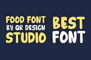 Foods Wokolis, a Handwritten Font by QR Design Studio (Thumbnail 5 of 8)