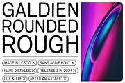 Galdien Rounded Rough, a Sans Serif Font by Craft Supply Co. (Thumbnail 1 of 8)