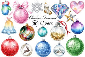 Christmas Ornament PNG Clipart, an Illustration by Creative Art