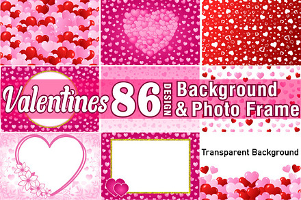 Valentine Pattern Background Bundle