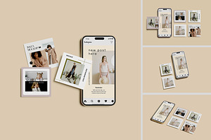 Instagram Post Mockup, a Print Template by Difa Design