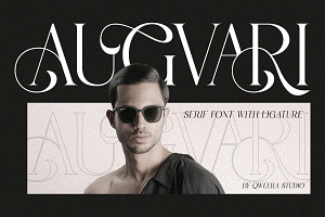 Augvari - Modern Luxury Serif, a Serif Font by Qweera Studio