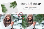 Thru the Pines photo overlays, a Layer Style Add-On by BrownLeopard (Thumbnail 3 of 6)