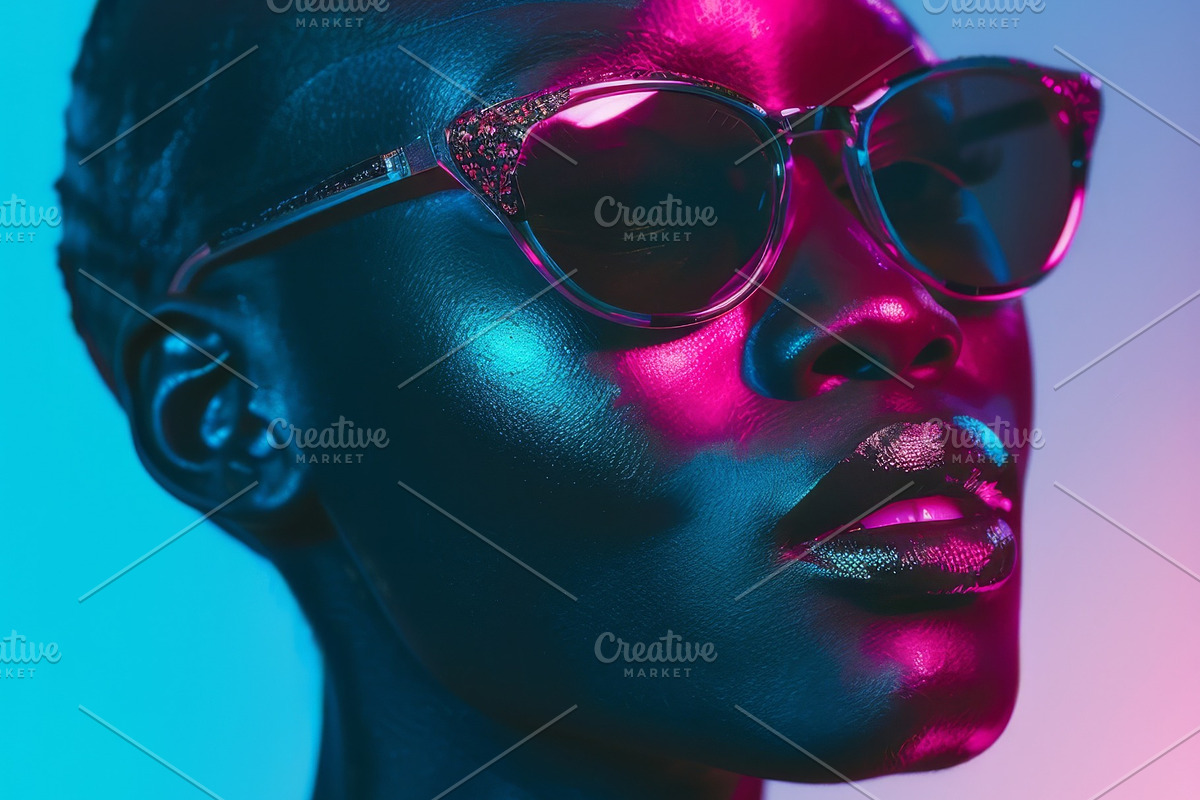 109 Fashion models in sunglasses, a Beauty & Fashion Photo by Handmadefont (Photo 8 of 113)