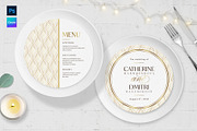Wedding Menu Template, a Flyer Template by BrandPacks (Thumbnail 1 of 4)