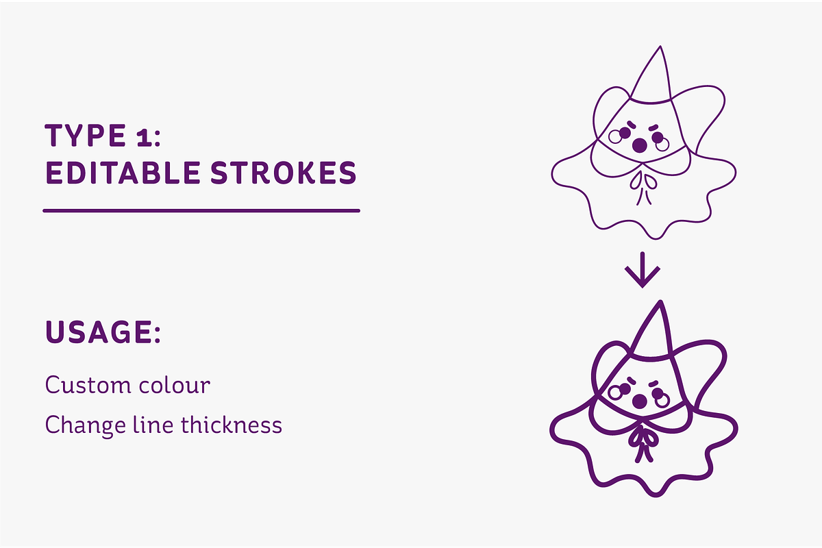 Halloween Icons, an Outline Icon by RachelDanam (Photo 6 of 14)