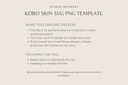 Kobo Libra 2 Skin PNG SVG, an Object Graphic by STUDIO REFINERY (Thumbnail 4 of 5)