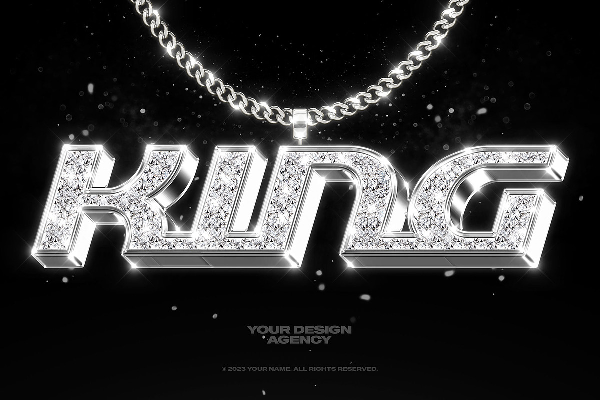 Bling Bling Logo and Text Effects, a Layer Style Add-On by Hyperpix Productions (Photo 13 of 17)