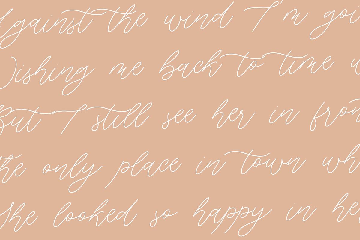 Fairy Lavender - Monoline Font, a Script Font by Balpirick Studio (Photo 5 of 7)