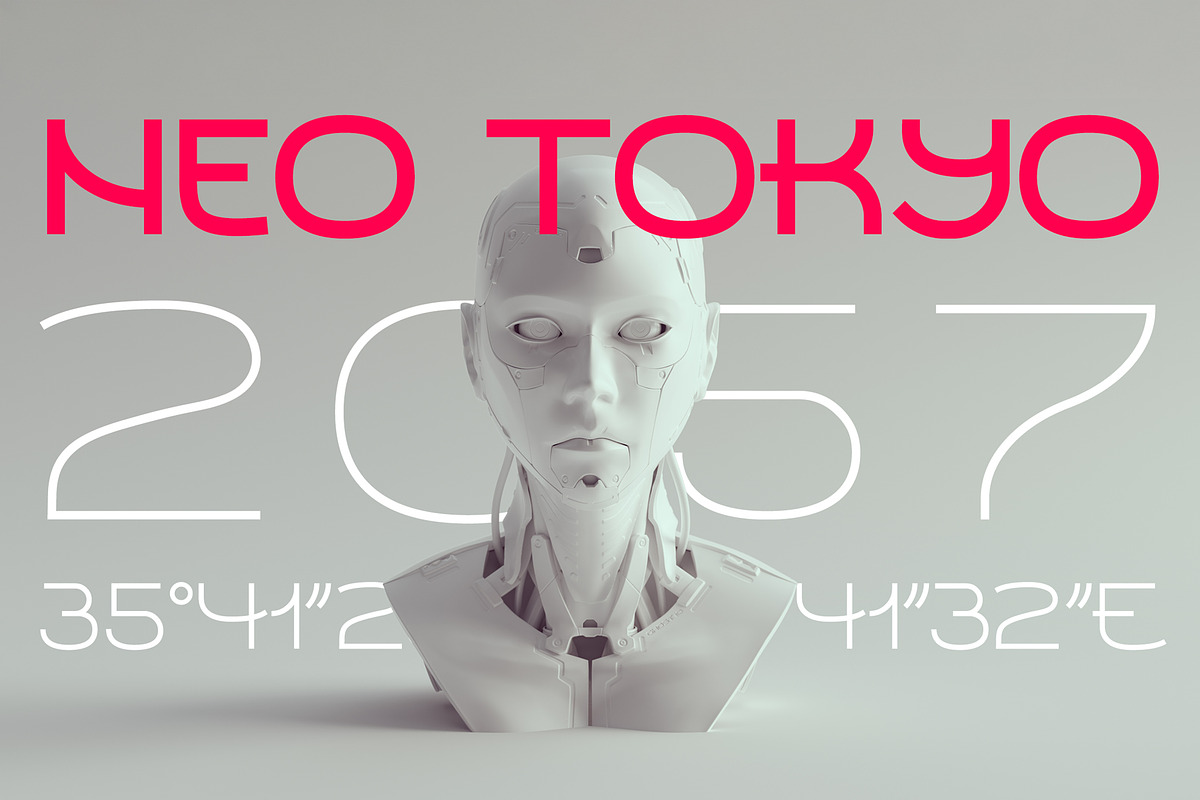 Futuraki Font Family, a Sans Serif Font by creativehands (Photo 3 of 9)
