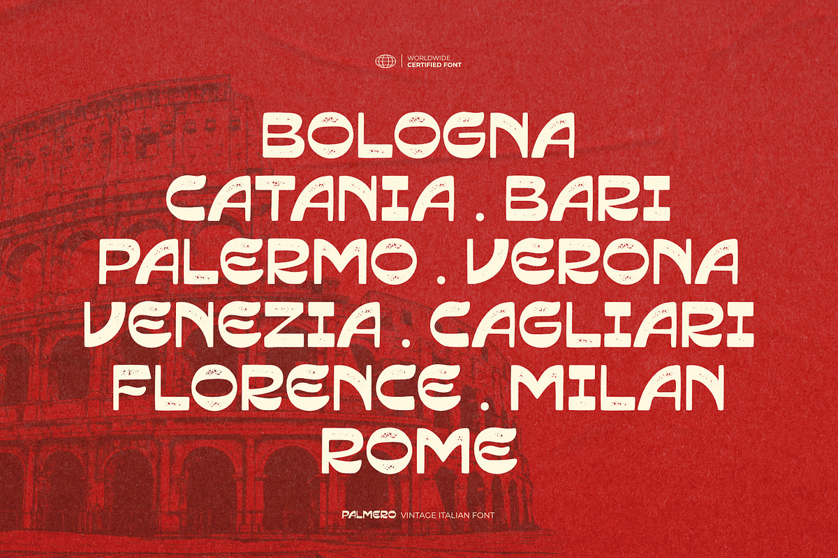 Palmero - Vintage Italian Font, a Sans Serif Font by ikiiko (Photo 5 of 7)