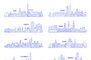 City skylines around the world, an Object Graphic by TheMountBirdStudio (Thumbnail 5 of 8)