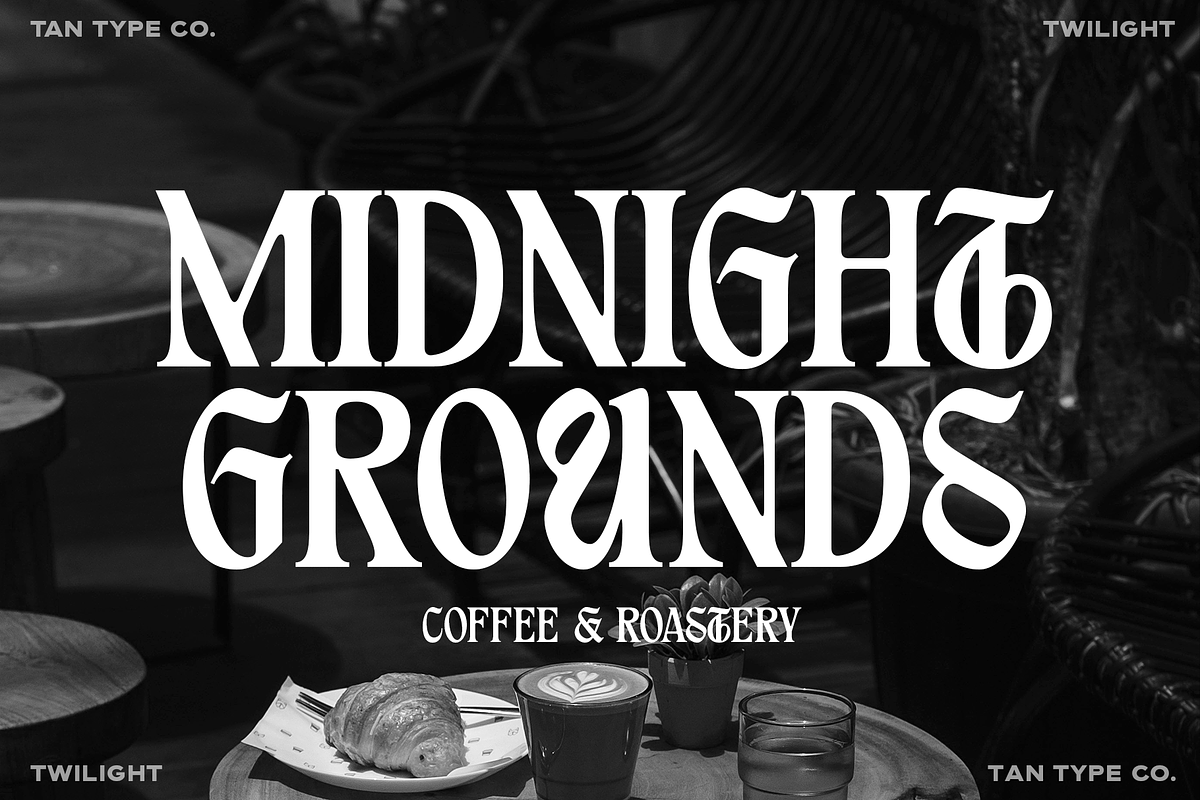 TAN - TWILIGHT, a Blackletter Font by TanType (Photo 10 of 13)