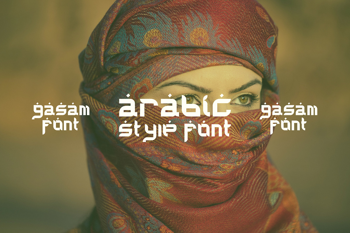 Gasam - Arabic Style Font, a Sans Serif Font by Boril Std (Photo 4 of 10)