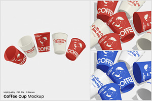 Coffee Cup Mockup, a Cups & Container Mockup by Unerispace
