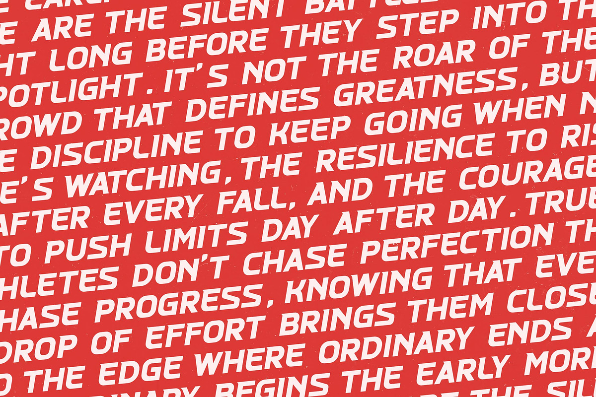 Corsa Rustin Futuristic Sport Font, a Sans Serif Font by timelesstype.co (Photo 14 of 20)
