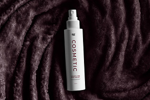 Cosmetic Spray Tube Mockup Design, a Packaging Mockup by Artnivora.Std