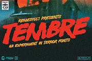 Tembre - Retro Horror Font, a Font by Remedy667 (Thumbnail 1 of 8)