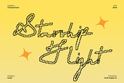 CS Sarah Pixel, a Script Font by Craft Supply Co. (Thumbnail 6 of 8)