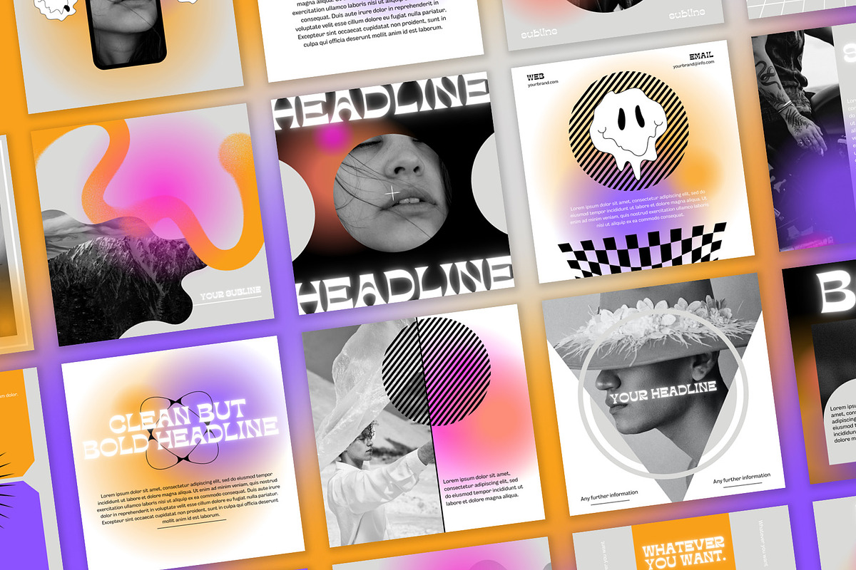 Instagram Social Media CANVA Vibrant, a Social Media Template by Vermeulen Design Studio (Photo 5 of 6)