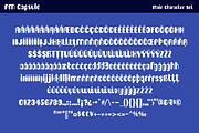 PM Capsule Classic Sci-Fi Font, a Sans Serif Font by Paper Moon Graphic Supply (Thumbnail 6 of 6)