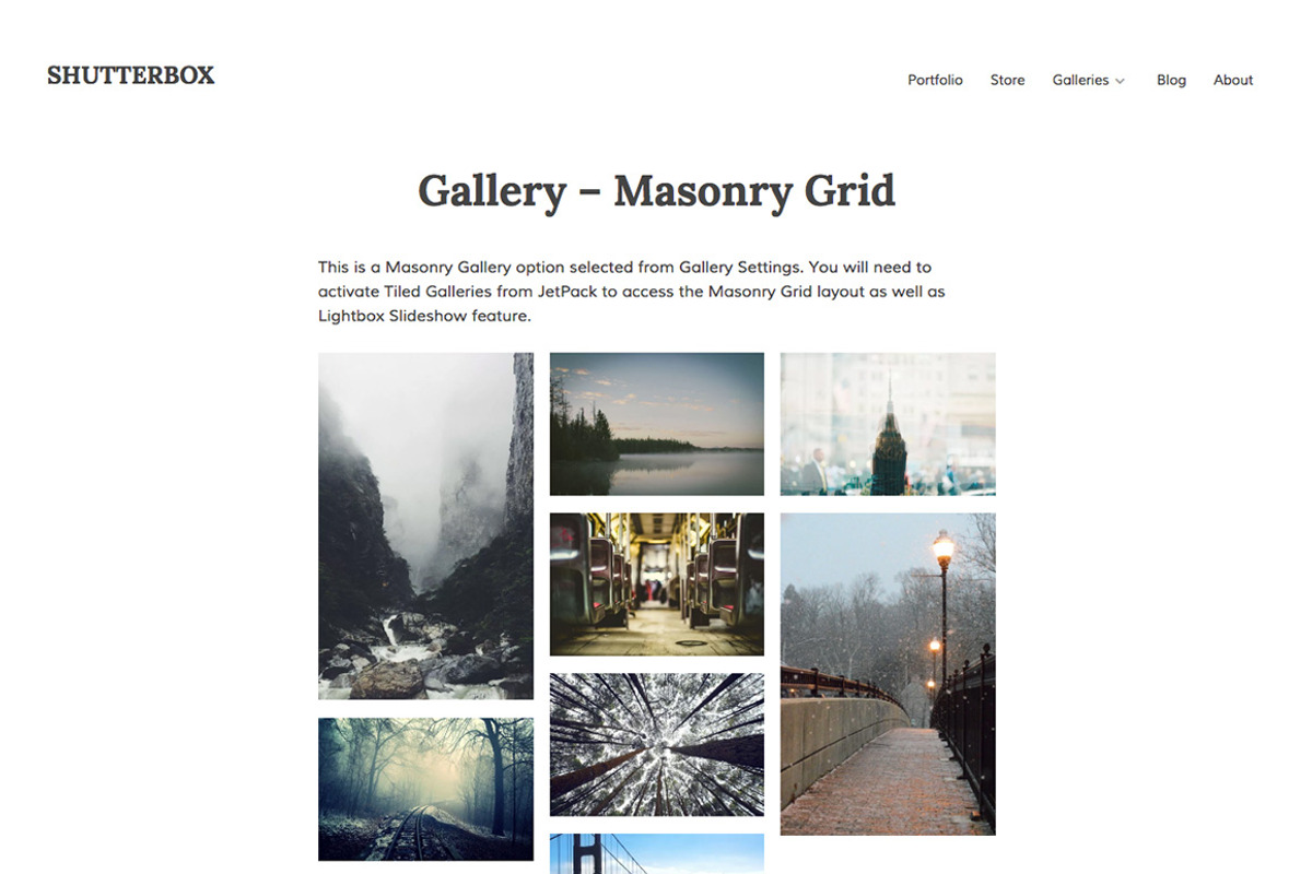 Shutterbox, a WordPress Template by Graph Paper Press (Photo 6 of 8)