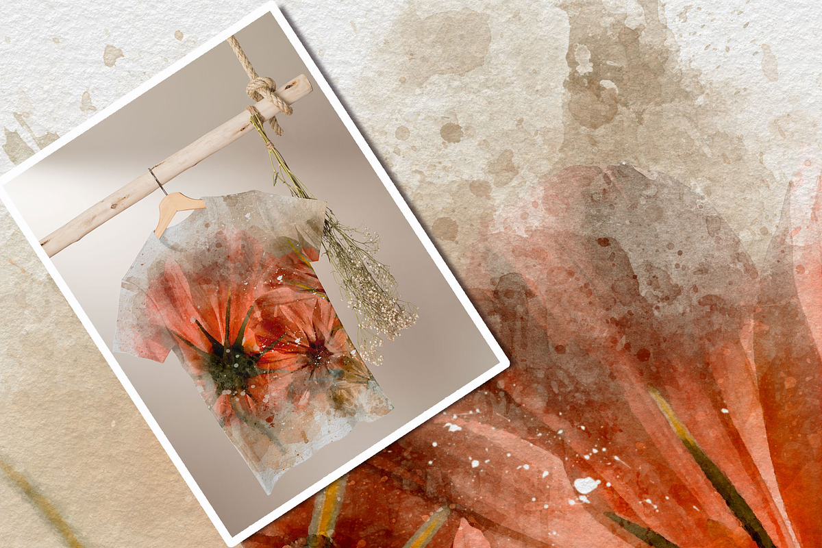 Poetic Watercolor Backgrounds, a Pattern Graphic by Suna Kosem (Photo 9 of 26)