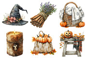 Soft Rustic Halloween Clipart, an Illustration by Daily.Designs (Thumbnail 5 of 5)