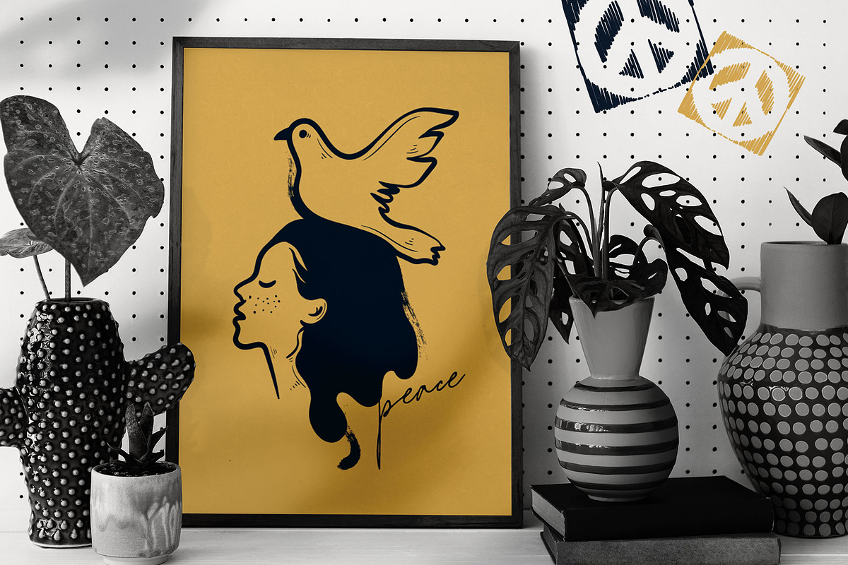 Peace Poster Builder, a Healthcare Illustration by KetteCreate (Photo 6 of 12)