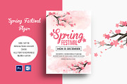 Spring Festival Flyer - V970 | Flyer Templates ~ Creative Market